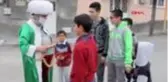 Malatya'da, çocuklara Nasreddin Hoca ve Keloğlan sürprizi