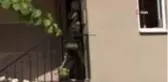 Bayram tatili için köye giden ailenin evinde yangın çıktı