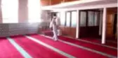 Beypazarı'nda camiler cemaatle kılınacak namazlar için dezenfekte ediliyor