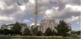 Camiye yuva yapan kumru ve yavrularına imam 