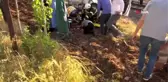 Otomobil yük trenine çarptı: 2 ağır yaralı