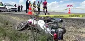 AKSARAY Motosiklet, traktörün römorkuna çarptı 1 ölü