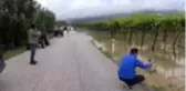 Sağanak yağış tarım arazilerini su altında bıraktı