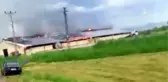 Samanlıkta çıkan yangında 100 ton saman yandı - SİVAS