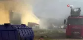Samanlıkta çıkan yangın korkuttu