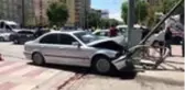 Konya'da iki otomobil çarpıştı: 3 yaralı