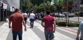 Trabzon'da sosyal mesafeli cuma namazı