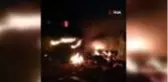 Çöp konteynerlerini ateşe verdiler, köy muhtarı isyan etti