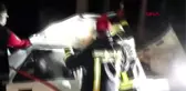 DENİZLİ Otomobil şarampole yuvarlandı 1 ölü, 3 yaralı