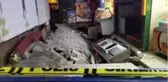 Ortaköy'de yol çöktü: 1 kadın yaralı