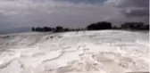 Pamukkale'yi 8 günde 2 bin kişi ziyaret etti