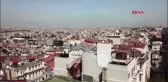 TAKSİM MEYDANI'NDA 6 KATLI BİNADA TEHLİKELİ ÇALIŞMA