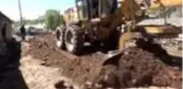 Erciş'te parke taşı döşeme çalışmaları devam ediyor