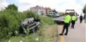 Çubuk ilçesinde otomobil devrildi: 2 yaralı