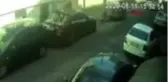 Ukrayna'da avukata ait aracın kundaklanma anı kamerada