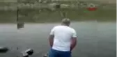 ORDU Karların eridiği yayladaki derede yüzdü