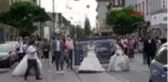 Almanya'da düğün sektörü temsilcilerinden protesto
