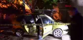 ESKİŞEHİR-Otomobil yol kenarında yürüyen 4 kişiye çarptı, kaçan sürücü yakalandı