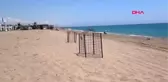 ANTALYA Manavgat'ta deniz kaplumbağası yuvalarına çitli koruma