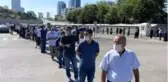 Duruşmaların başlamasıyla birlikte Kartal Adliyesi'nde metrelerce kuyruk oluştu