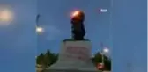 Portland'da göstericiler George Washington heykelini yıktı