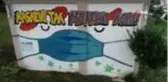UEDAŞ trafoların dış cephelerine yaptıkları Grafiti yazılarla maske uyarısında bulundu