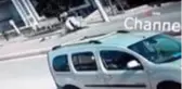 Otomobilin çarptığı 8 yaşındaki bisikletli çocuk ağır yaralandı...O anlar kamerada