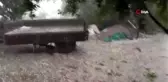 Sındırgı'yı sağanak yağış ve dolu vurdu