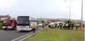 Tekirdağ'da minibüs ile otomobil çarpıştı: 1 ölü, 8 yaralı