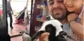 2 aylık kuzunun sahibiyle arasındaki bağ, görenleri gülümsetiyor
