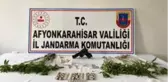 Bahçeye gizlenmiş uyuşturucu madde jandarma ekiplerince bulundu