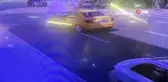 Etiler'de sınava giden gençlerin feci kazası kamerada: 4 yaralı