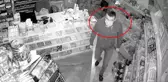 Markete giren hırsız susayınca dolaptan su içip çalmaya devam etti