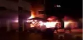 Bursa'da korku dolu saatler... Bursa'da çiçekçi dükkanı alev alev böyle yandı