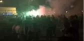 Adana Demirspor'a galibiyet sonrası coşkulu karşılama