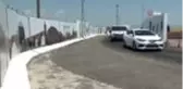 Kontrol noktalarındaki beton bloklara Diyarbakır'ın tarihi dokuları resmedildi