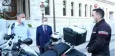 Vali Yerlikaya şehitler için motosiklet üzerinde Kur'an-ı Kerim'i hatmedecek müezzini yolcu etti