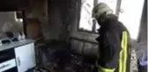 Alevler arasında kalan 2 kardeş ağır yaralandı