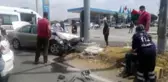 Sınavdayken otomobil çarptı, sürücü adayı şoka girdi