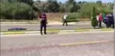 Refüje çarpan motosikletin sürücüsü öldü
