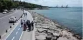 Üsküdar Sahili'nde kabuklu yemiş yasağına yönelik denetim yapıldı