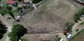 (DRONE) Şehit Mesut Yazar son yolculuğuna uğurlandı (2)