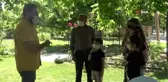 Ünlü oyuncu bağ evinde tatilde