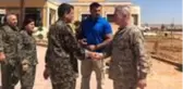 YPG'li terörist Mazlum Kobani, ABD'li komutan Frank McKenzie ile bir araya geldi