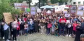 Son dakika haber | Almanya'da Türk ailenin çocuklarını vermeyi reddeden Gençlik Dairesi'ne protesto
