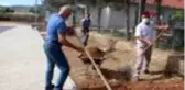 SİVAS Belediye başkanı ve meclis üyeleri jandarma binası inşaatında bizzat çalıştı