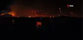 3 ahır ile 800 balya saman küle döndü