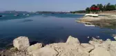 ADANA Baraj gölüne bırakılan atık suyun yanında dans ederek yüzdüler