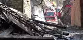 Karabük'te 2 ev alev alev yandı