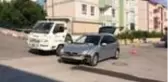 Otomobille çarpışan hafif ticari araç devrildi: 2 yaralı